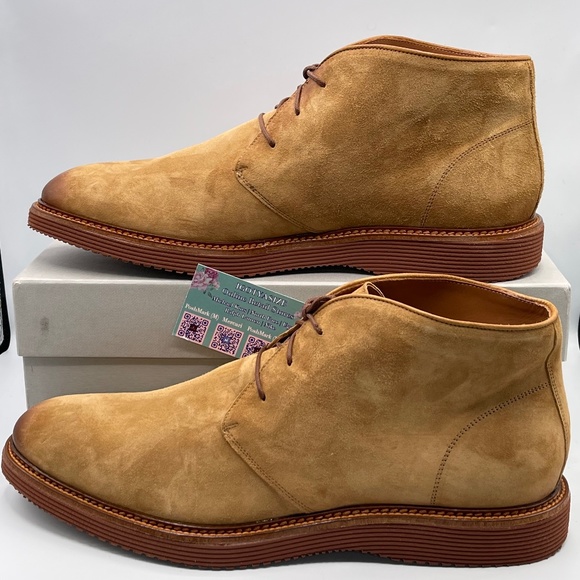 JOHNSTON & MURPHY COLLECTION JAMESON 'MADE IN ITALY' CHUKKA BOOT - Picture 10 of 11